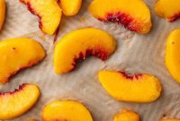 Freeze Peaches For Freshness All Year