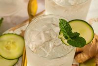 Sparkling Cucumber Ginger Refresher
