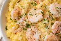 Creamy Parmesan Shrimp Risotto
