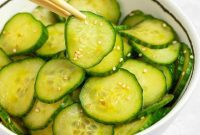 Crisp Japanese Cucumber Salad