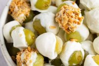 Frozen Yogurt Grape Delights