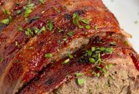 Bacon-Wrapped Meatloaf with a Caramelized Brown Sugar Glaze