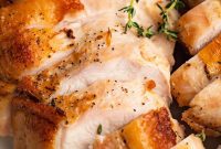 Juicy Sous Vide Turkey Breast with Golden Crispy Skin