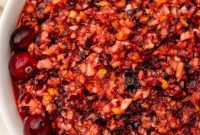Citrus-Kissed Cranberry Apple Relish