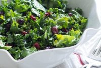 Vibrant Cranberry Kale Salad