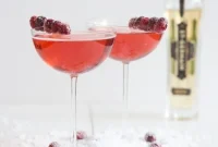 Crimson Bloom Champagne Fizz