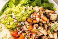 Clean Eating Chicken Burrito Bowls Whole30 Keto Paleo