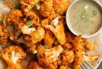 Crispy Air Fryer Buffalo Cauliflower Bites