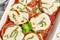 Low Carb Eggplant Parmesan Delight