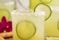 Cool Cucumber Margarita, Glass or Pitcher