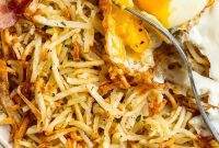 Golden Air Fryer Hashbrowns with Fiery Chipotle Ketchup