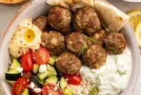 Greek Meatball Power Bowls