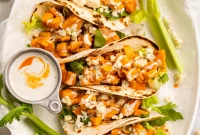 Kickin’ Buffalo Chicken Tacos