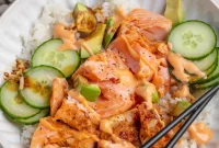 Viral Salmon Rice Bowl
