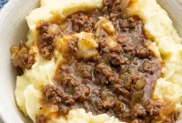 Hearty Beef Gravy over Creamy Mash