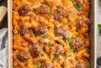 Homestyle Meatball Bake