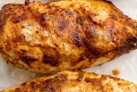 Quick and Crispy Air Fryer Frozen Chicken Breast