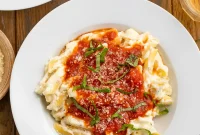 Bright Lemon Ricotta Pasta with Tangy Marinara