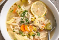 Nourishing Keto Chicken Noodle Soup