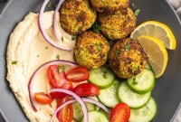 Golden Crispy Air Fryer Falafel