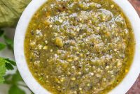 Tangy Fire-Roasted Tomatillo Salsa
