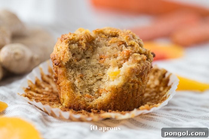 Delicious and healthy peach ginger paleo muffins cooling on a wire rack.
