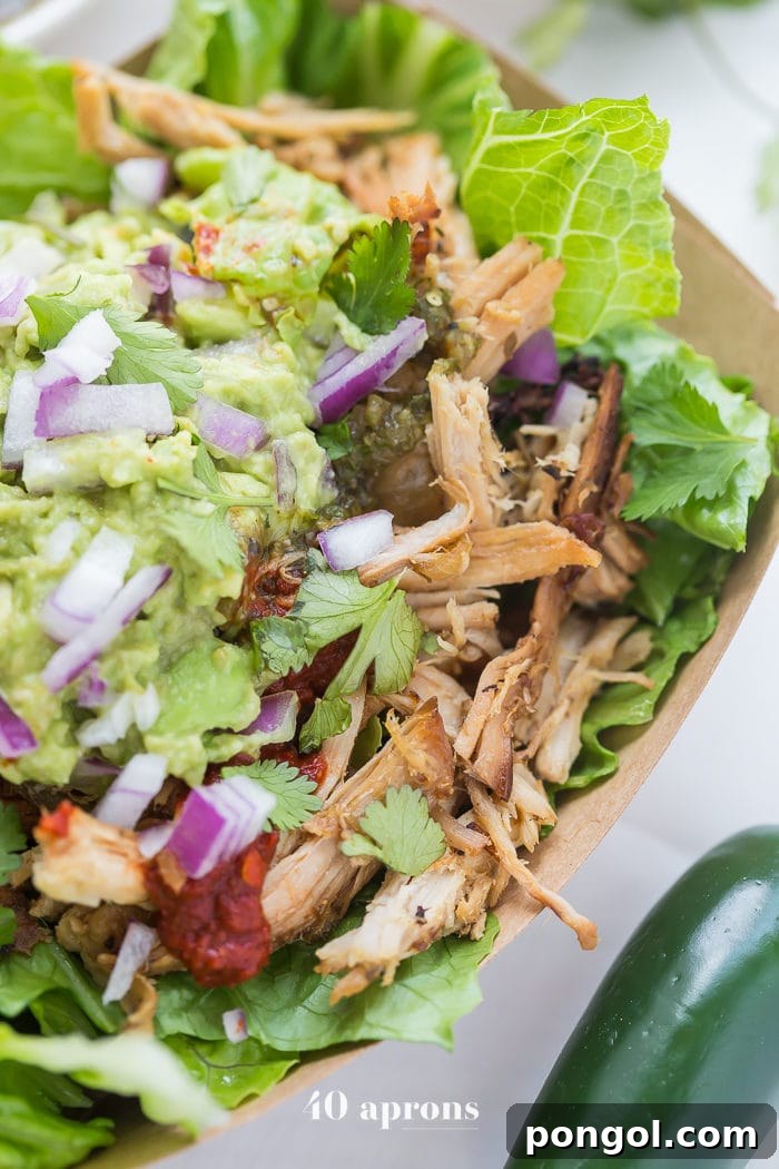 Chipotle Inspired Whole30 Carnitas Power Bowl 4 Indulge in this delicious Whole30 carnitas bowl, a healthy and satisfying alternative to your favorite Chipotle order.