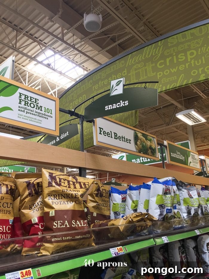 Close-up of Kettle Brand Avocado Oil Chili Lime Potato Chips bag.
