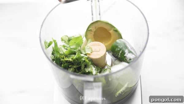 green sauce ingredients in food processor