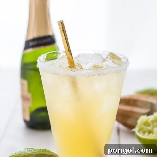 These paleo margaritas with champagne are so easy and so delicious. With only a few ingredients, this paleo margaritas with champagne recipe is easy to memorize and quick to pull together anytime. You'll fall in love with the bit of bubbly in these paleo margaritas with champagne - it's the perfect twist on a favorite paleo margaritas recipe!