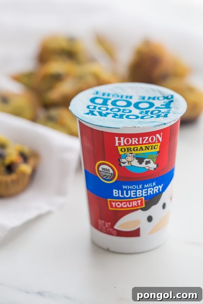 A child's hand reaching for a gluten-free blueberry avocado muffin, emphasizing the kid-friendly appeal of these healthy treats.