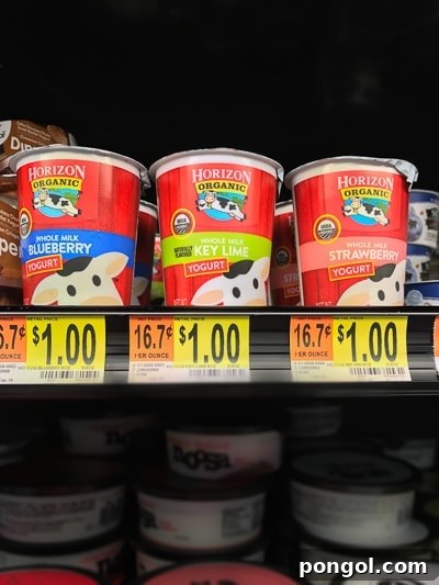 Horizon Organic Yogurt cups, a key ingredient for adding moisture and probiotics to gluten-free muffins.