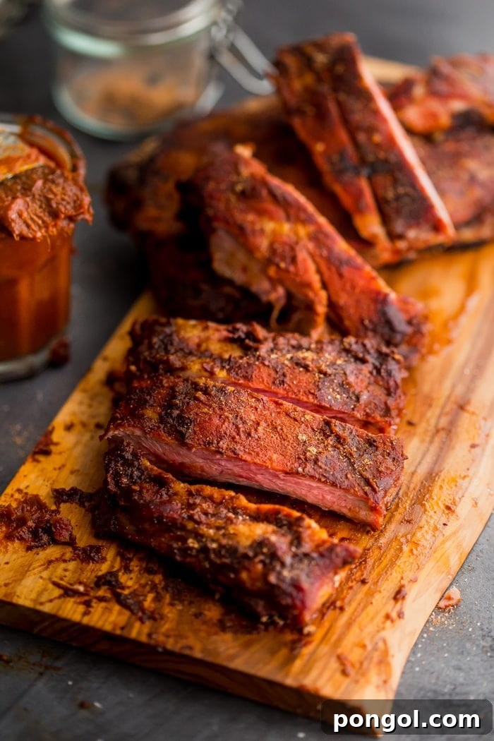 Memphis Griller's Whole30 Paleo Ribs 2 These Whole30 ribs are easy and cooked on the grill, making them a great Whole30 dinner! Smoky, spicy, and full of flavor, they're delicious with my Whole30 BBQ sauce. Definitely the perfect Whole30 ribs or Whole30 dinner now that football season is upon us!