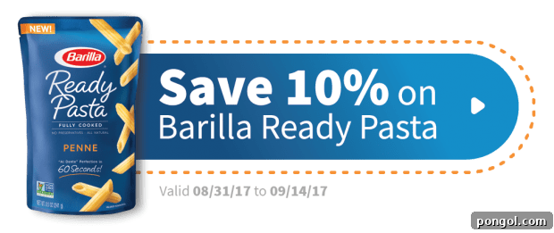 Barilla Ready Pasta packaging