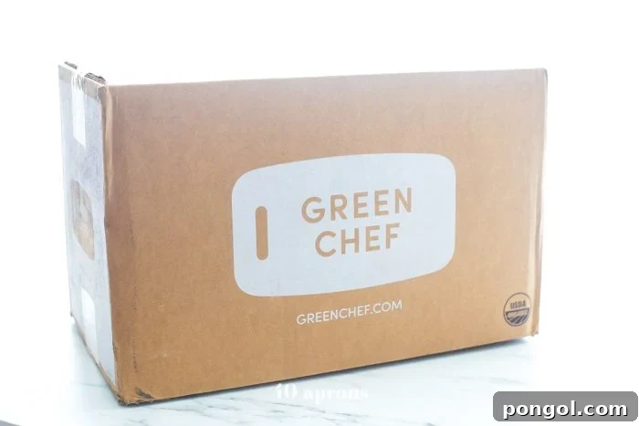 Fresh Green Chef organic keto meal kit ingredients before preparation
