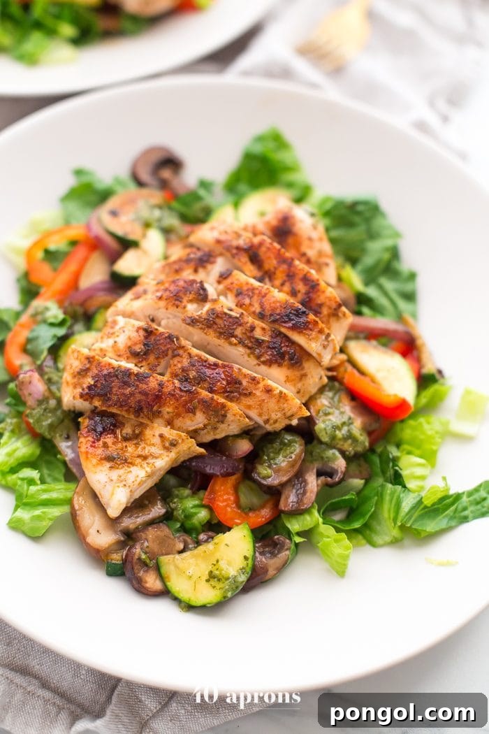 Close-up of a perfectly cooked Green Chef keto meal