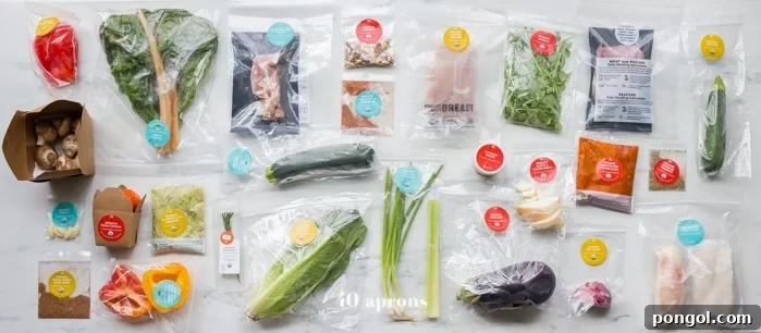 Small, perfectly portioned ingredient packets from Green Chef