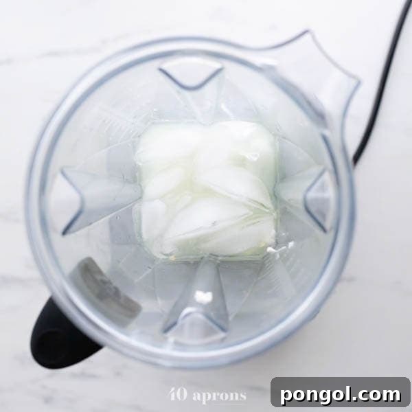 Blend all margarita ingredients