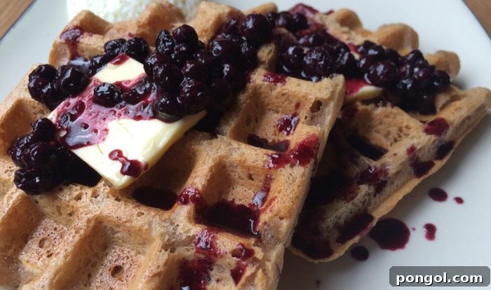 Crispy Blender Waffles recipe made with gluten-free ingredients