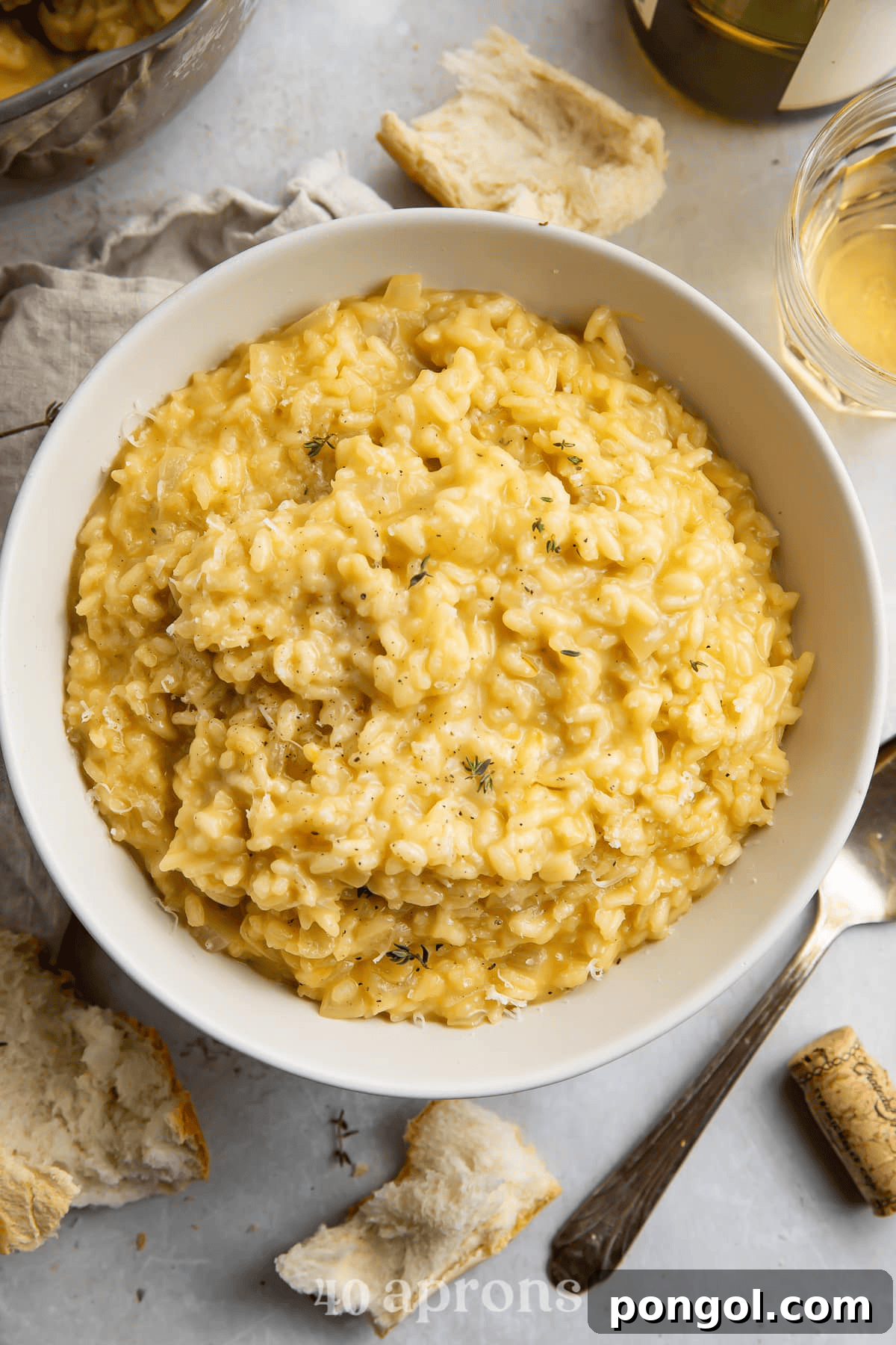 Best Ever Risotto with rich Parmesan and golden saffron