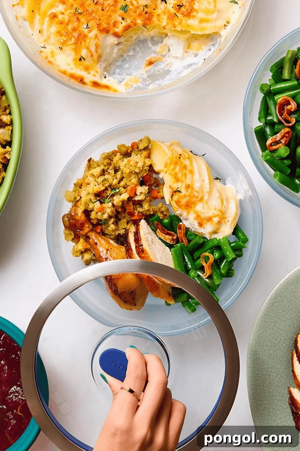 Unveiling 2026s Best Kitchen Innovations and Home Upgrades You Need to See 14 Anyday glass containers with Thanksgiving dinner including turkey stuffing mashed potatoes green beans