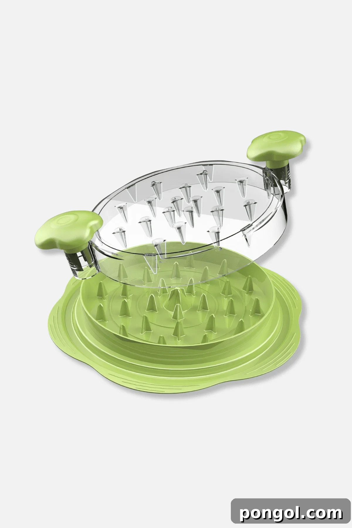 Unveiling 2026s Best Kitchen Innovations and Home Upgrades You Need to See 15 Green meat shredder tool disassembled showing spiked plates and base components