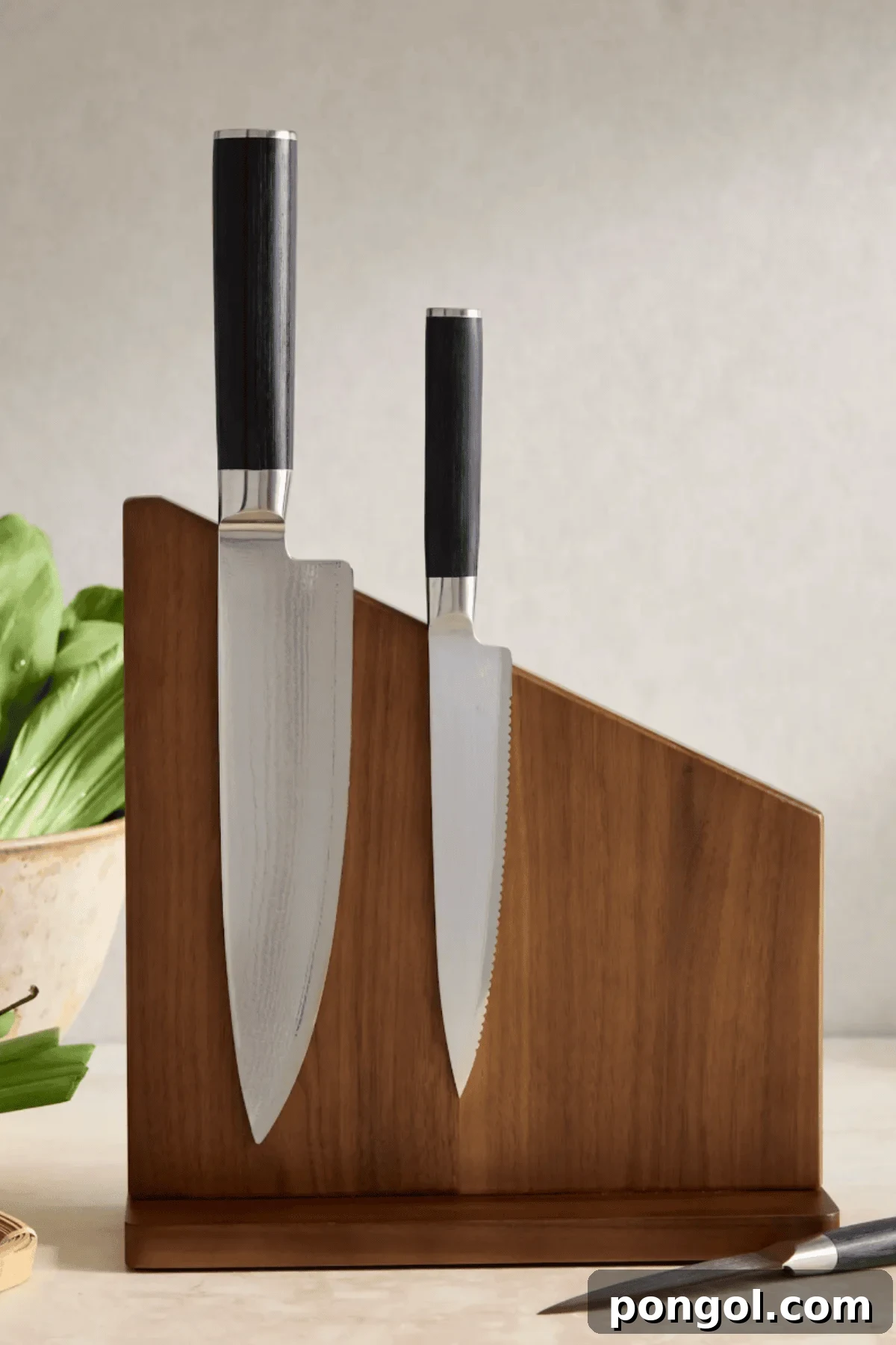 Unveiling 2026s Best Kitchen Innovations and Home Upgrades You Need to See 17 Quince walnut magnetic knife block holding chef knife and serrated knife