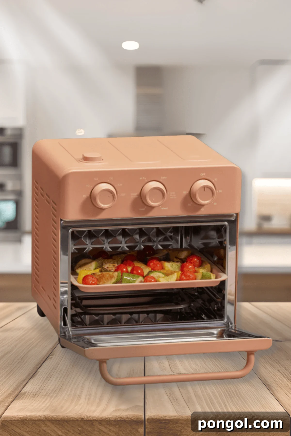 Unveiling 2026s Best Kitchen Innovations and Home Upgrades You Need to See 3 Our Place Wonder Oven in coral color on wooden countertop in modern kitchen
