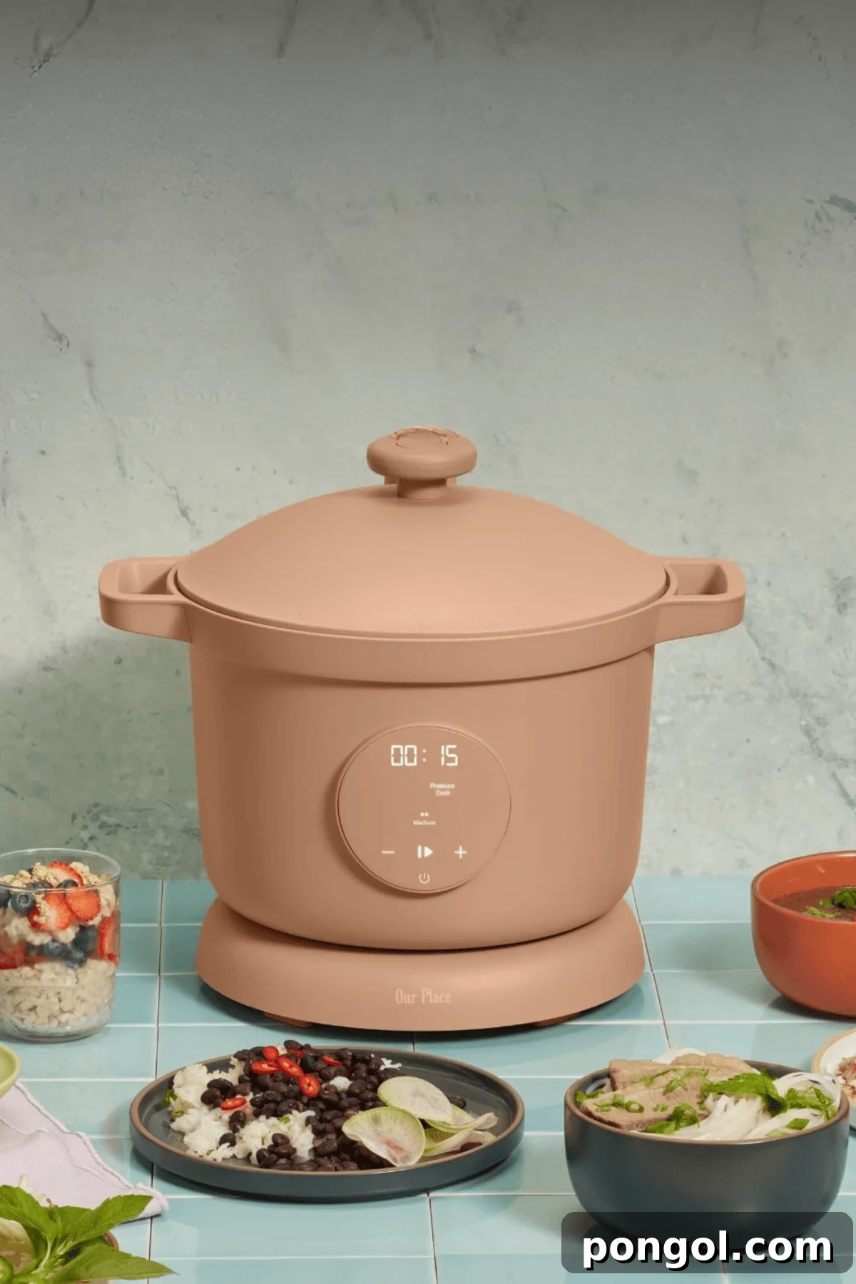 Unveiling 2026s Best Kitchen Innovations and Home Upgrades You Need to See 4 Our Place Dream Cooker pressure cooker in coral color with digital display on counter