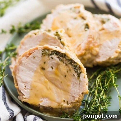 This Whole30 Instant Pot turkey breast with gravy is quick, so delicious, and totally Whole30 compliant.