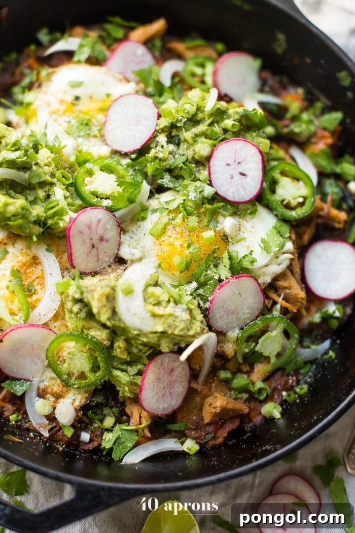 Best Whole30 Chilaquiles Recipe with Carnitas and Sweet Potatoes