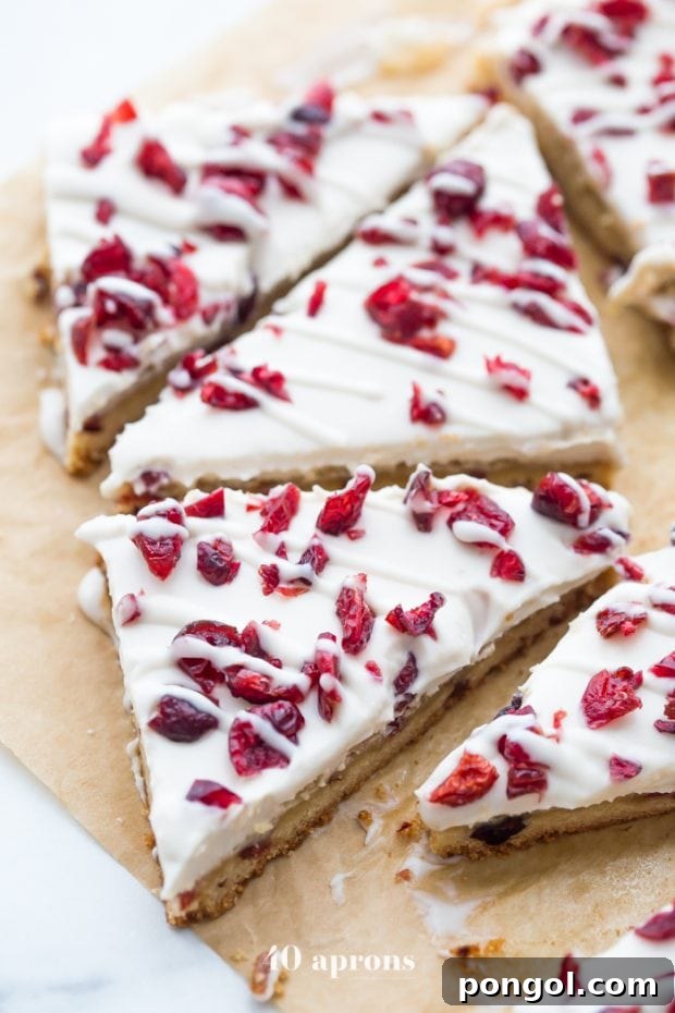 Paleo Cranberry Bliss Bars