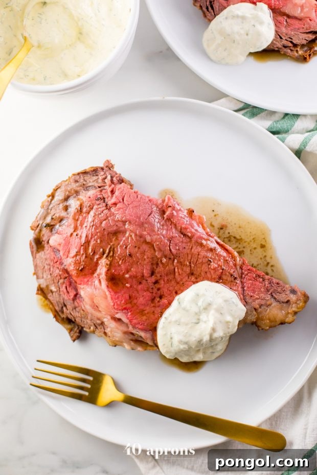 Easy Prime Rib with Au Jus