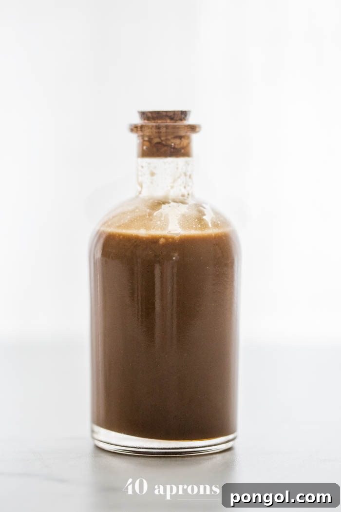 Whole30 Compliant Creamy Balsamic Dressing Paleo Vegan 2 Creamy Whole30 balsamic dressing in a jar, ready to be served